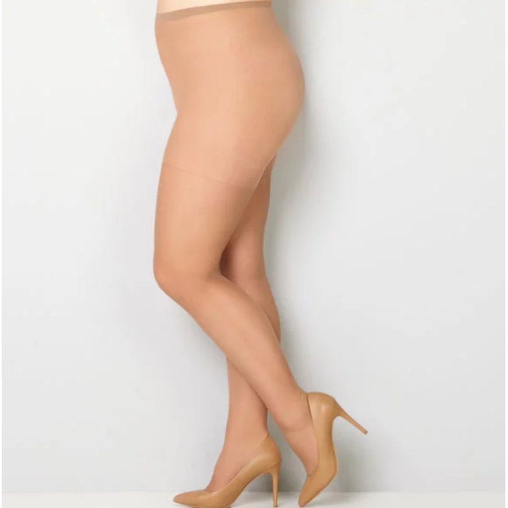 Avenue Control Top Silky Day Sheer Pantyhose Sz E - Picture 4 of 4